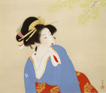 上村松園「わ可葉頃」