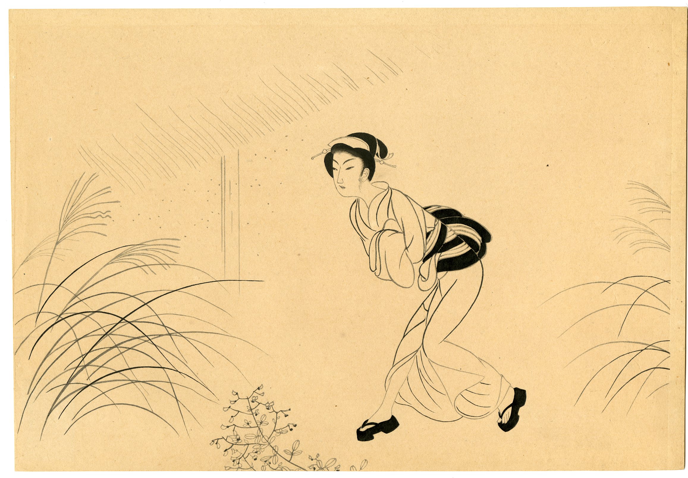 小村雪岱「おせん その一」