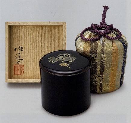 松田権六「松文蒔繪棗」