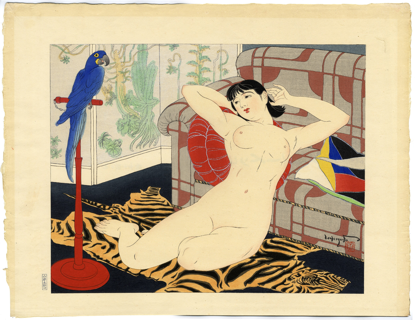 石川寅治「裸女十種 ブリューインコ」