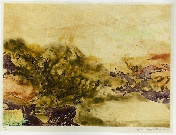 ザオ・ウーキー(趙無極、Zao Wou-Ki)「作品」
