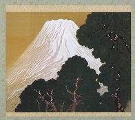 都路華香「朝陽映嶽図」