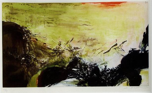 ザオ・ウーキー(趙無極、Zao Wou-Ki)「作品」