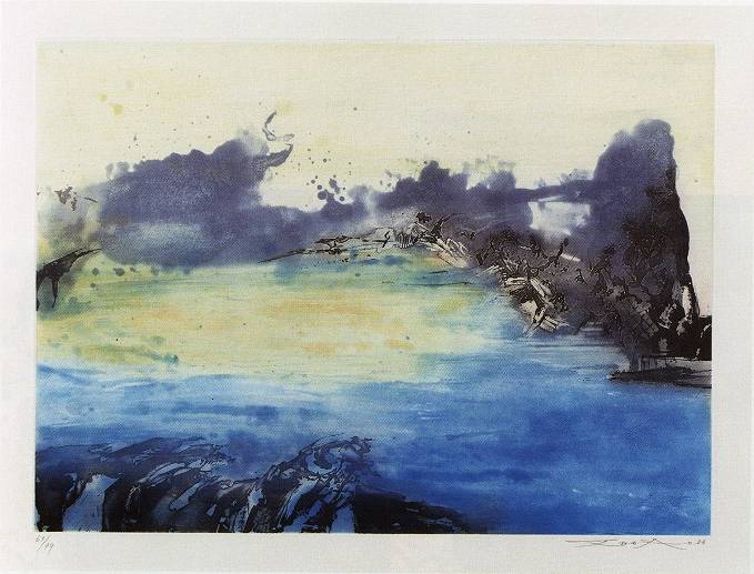 ザオ・ウーキー(趙無極、Zao Wou-Ki)「作品」