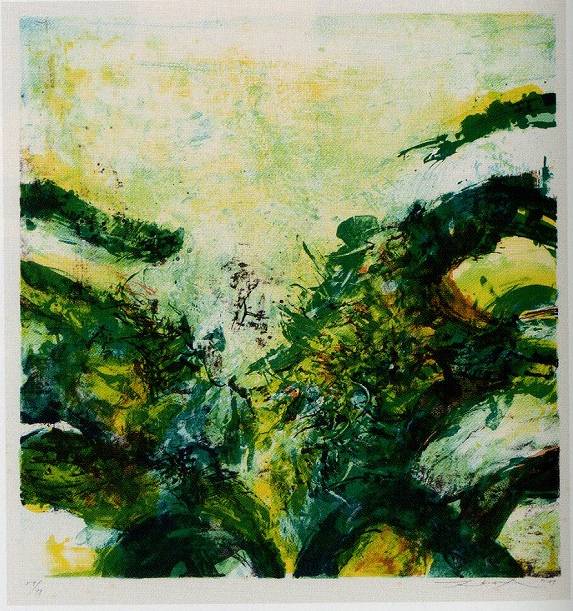 ザオ・ウーキー(趙無極、Zao Wou-Ki)「作品」