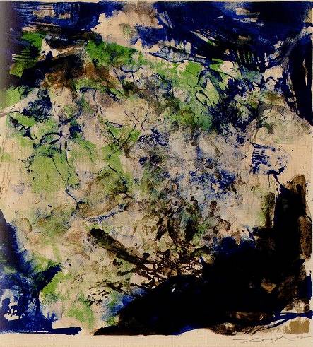 ザオ・ウーキー(趙無極、Zao Wou-Ki)「Composition」