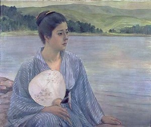 黒田清輝「湖畔」(重要文化財)