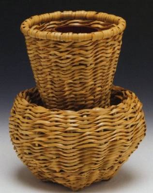 飯塚小玕斎「花籠「砧」」
